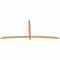 Ekena Millwork Bellingham Timber Gable Bracket, Western Red Cedar, 108"W x 49"H x 1 1/2"D x 3 1/2"F, 11/12 Pitch GBW108X49X0204BEL00SWR - alternate 2